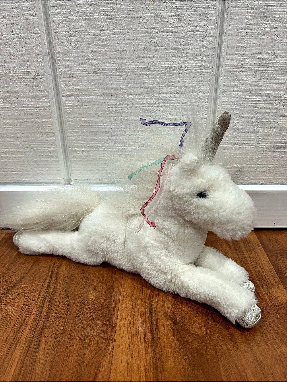 Douglas Cuddle Toys Thea White Unicorn 13"